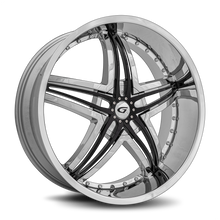 Charger l'image dans la galerie, G1-241BLNK1273 - Diablo Blitz 24X10 Blank 12mm Chrome - Diablo Wheels Canada