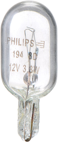 194B2 Philips Standard Miniature 194 - Standard - Twin Blister Pack Philips Bulbs