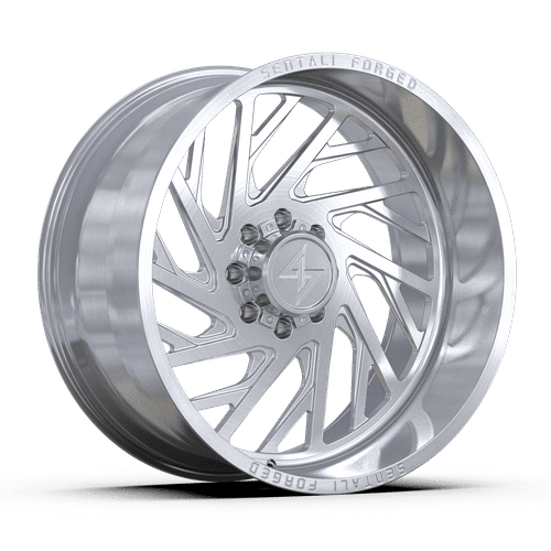 SF724148376BRM-R - Sentali Forged SF7BRM 24X14 8X170 ET -76MM Brushed Milled - Sentali Forged Wheels Canada