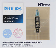 Load image into Gallery viewer, H1CVPS2 Philips CrystalVision platinum Headlight H1 - CrystalVision Platinum - Twin Special Pack Philips Bulbs