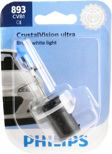 893CVB1 Philips CrystalVision Fog Light 893 - CrystalVision Ultra - Single Blister Pack Philips Bulbs