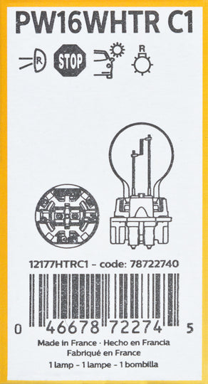 PW16WHTRC1 Philips HiPerVision PW16WHTR - Standard - Single Commercial Pack Philips Bulbs