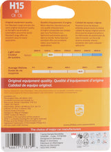Load image into Gallery viewer, H15B1 Philips Standard Headlight H15 - Standard - Single Blister Pack Philips Bulbs