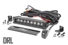 Load image into Gallery viewer, 70718BLDRL Black Series LED Light Bar - Cool White DRL - 8 Inch - Single Row Rough Country Canada