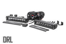 Load image into Gallery viewer, 70728BLDRL Black Series LED Light Bar - Cool White DRL - 8 Inch - Single Row Pair Rough Country Canada