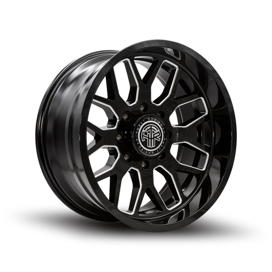 901AD-2010X-21 - Thret Offroad 901 Monarch 20X10 8X180 21mm Gloss Black Milled - Thret Offroad Wheels Canada