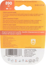 Load image into Gallery viewer, 890B1 Philips Standard Fog Light 890 - Standard - Single Blister Pack Philips Bulbs