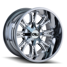 Charger l&#39;image dans la galerie, 9101-22437C - Cali Off-Road Americana 22X14 6X135 -76mm Chrome - Cali Off-Road Wheels Canada