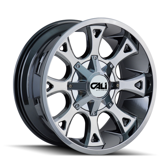 9103-2952C - Cali Off-Road Anarchy 20X9 5X127 0mm Chrome - Cali Off-Road Wheels Canada