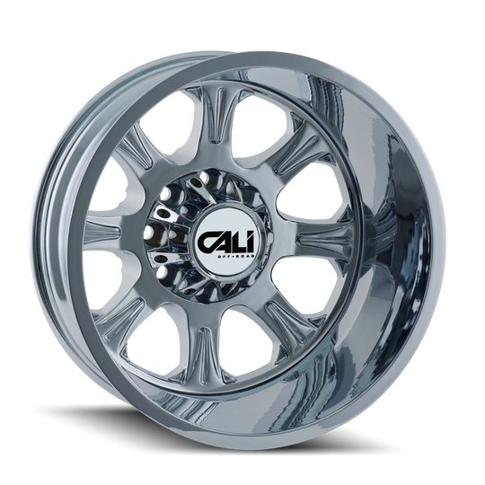 9105-2881CR121 - Cali Off-Road Brutal 20X8.25 8X165.1 -180mm Rear Chrome - Cali Off-Road Wheels Canada