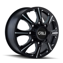 Charger l&#39;image dans la galerie, 9105-2881BF116 - Cali Off-Road Brutal 20X8.25 8X165.1 127mm Black And Milled - Cali Off-Road Wheels Canada