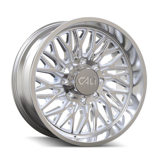 9118-22178P - Cali Off-Road Crusher 22X10 8X180 /  ET -19mm Polished - Cali Off-Road Wheels Canada