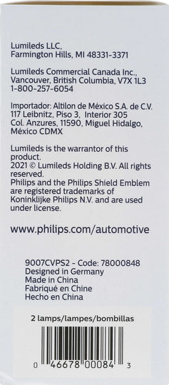 9007CVPS2 Philips CrystalVision platinum Headlight 9007 - CrystalVision Platinum - Twin Special Pack Philips Bulbs