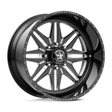 Load image into Gallery viewer, AFTJN07F25-5-21 - American Force AFW Chief 22X12 8X170 -40mm Gloss Black Mill-Mach - American Force Wheels Canada