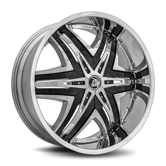 MAG-261BLNK3078 - Diablo Magneeto 26X10 Blank 30mm Chrome - Diablo Wheels Canada