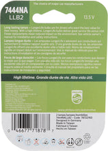 Load image into Gallery viewer, 7444NALLB2 Philips LongerLife Miniature 7444NALL - LongerLife - Twin Blister Pack Philips Bulbs