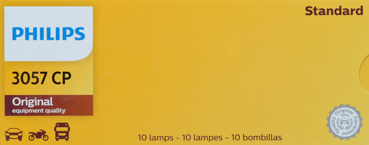 3057CP Philips Standard Miniature 3057 - Standard - Multiple Commercial 10-Pack Philips Bulbs