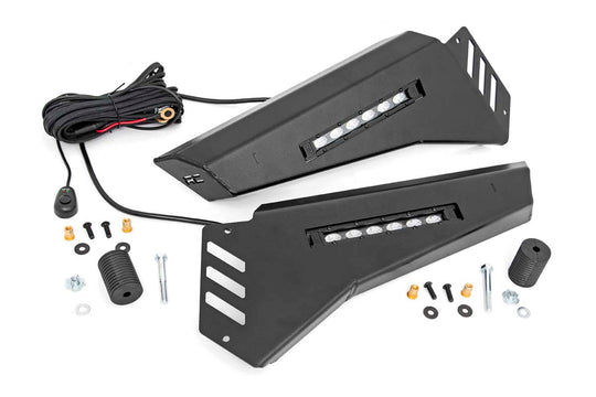 92023 Bumper Wings - No Stinger - 6" Led Combo - Honda Pioneer 1000/Pioneer 1000-5 (16-22) Rough Country Canada