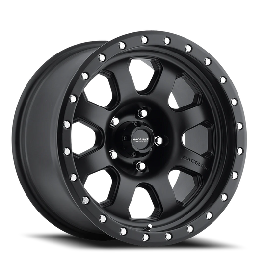 929B-79081-12 - Raceline Avenger 929B 17X9 8X170 -12mm Satin Black - Raceline Wheels Canada