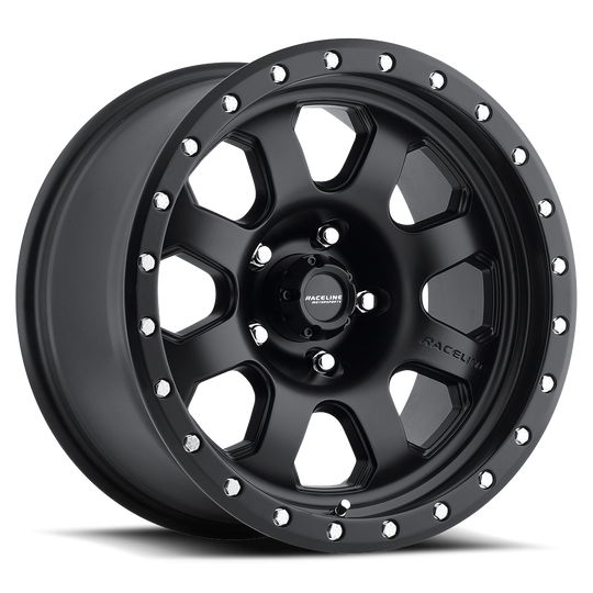 929B-79080-12 - Raceline 929B AVENGER 17X9 8X165.1 -12mm Satin Black - Raceline Wheels Canada