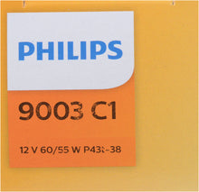 Load image into Gallery viewer, 9003C1 Philips Standard Headlight 9003 - Standard - Single Commercial Pack Philips Bulbs