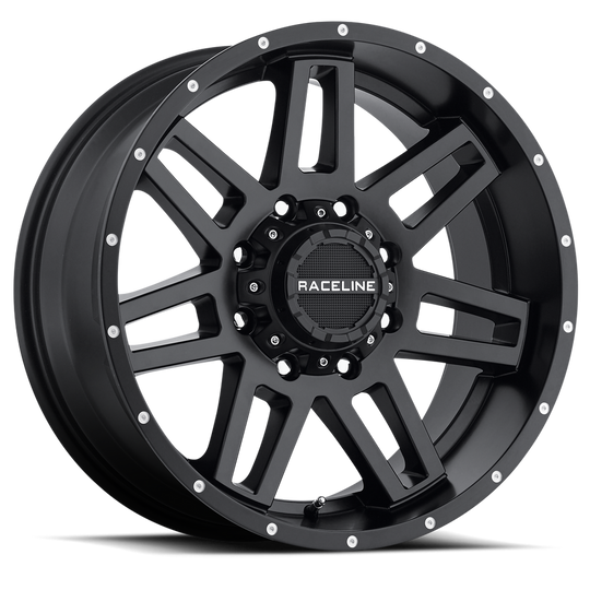 931B-68012-00 - Raceline 931B Injector 16X8 5X114.3 0mm Satin Black - Raceline Wheels Canada