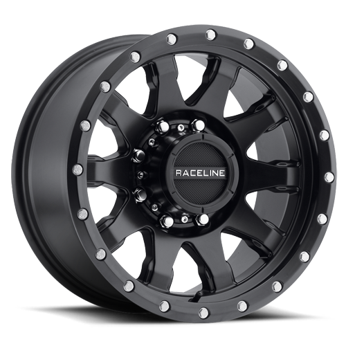 934B-29080+12 - Raceline Clutch 934B 20X9 8X165.1 12mm Black - Raceline Wheels Canada