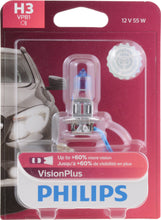 Load image into Gallery viewer, H3VPB1 Philips VisionPlus Headlight H3 - VisionPlus - Single Blister Pack Philips Bulbs