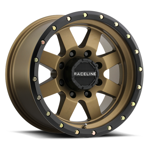 935BZ-89081-12 - Raceline Defender 935BZ 18X9 8X170 -12mm Bronze - Raceline Wheels Canada