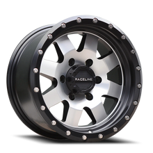 Load image into Gallery viewer, 935M-29050+18 - Raceline Defender 935M 20X9 5X127 18mm Machined Face Black - Raceline Wheels Canada