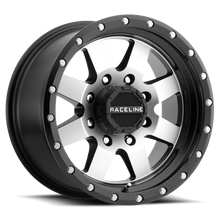Charger l'image dans la galerie, 935M-68050-00 - Raceline 935M DEFENDER 16X8 5X127 0mm Satin Black Machined Face - Raceline Wheels Canada