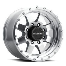 Load image into Gallery viewer, 935MC-79080-12 - Raceline 935MC DEFENDER 17X9 8X165.1 -12mm Machined Finish - Raceline Wheels Canada