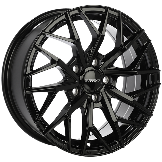 RUF5216002 - Ruffino Atrax 16X7.0 5x112 40mm Gloss Black - Ruffino Wheels Canada