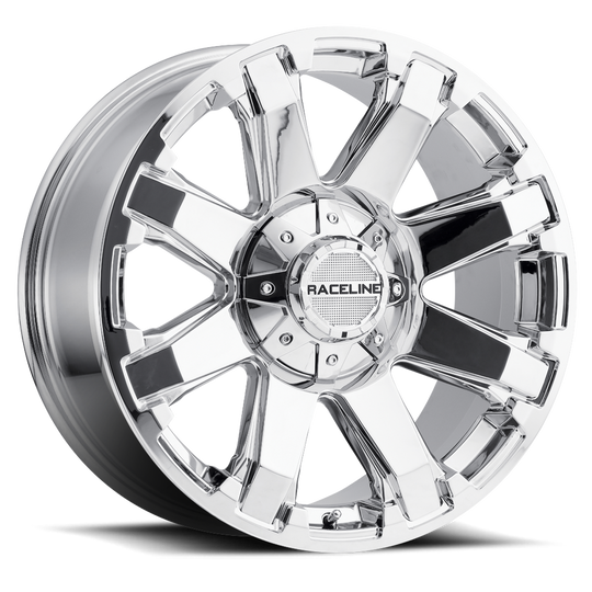 936C-79081+18 - Raceline 936C THROTTLE 17X9 8X170 18mm Chrome - Raceline Wheels Canada