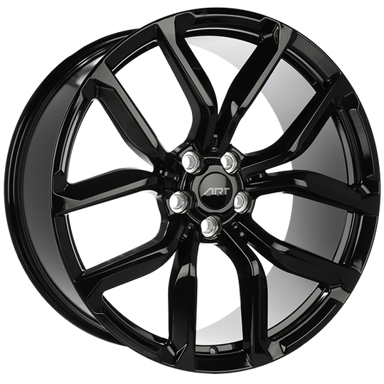 R20122001 - ART Replica 201 22X10 5X120 ET 45mm Gloss Black - ART Replica Wheels Canada