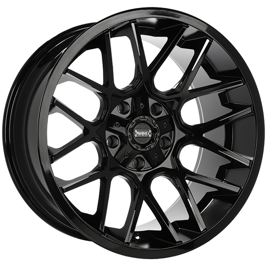 RUF4920002 - Ruffino Tactical 20X10 5X139.7 / 5X127 -12mm Gloss Black - Milled Edge - Ruffino Wheels Canada