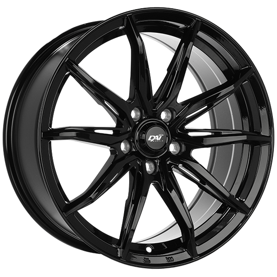 DW11515007 - DAI Wheels Frantic 15X6.5 5x100 38mm Gloss Black - DAI Wheels Wheels Canada