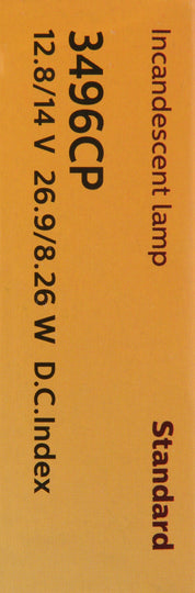 3496CP Philips Standard Miniature 3496 - Standard - Multiple Commercial 10-Pack Philips Bulbs