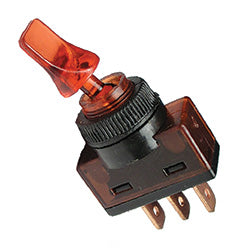 9407-11 Electrical Switch Pico 16A 12V On-Off Duckbill Illuminated Switch - Red Pico Wiring