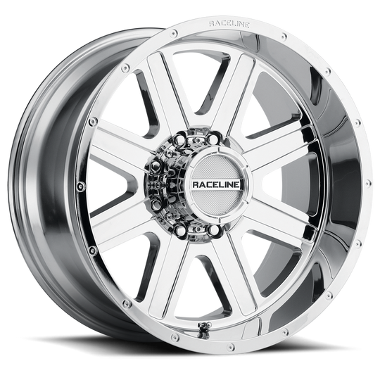940C-89080-00 - Raceline 940C HOSTAGE 18X9 8X165.1 0mm Chrome - Raceline Wheels Canada