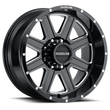 Charger l'image dans la galerie, 940M-22260-44 - Raceline 940M Hostage 22X12 5X108 -44mm Gloss Black &amp; Milled - Raceline Wheels Canada