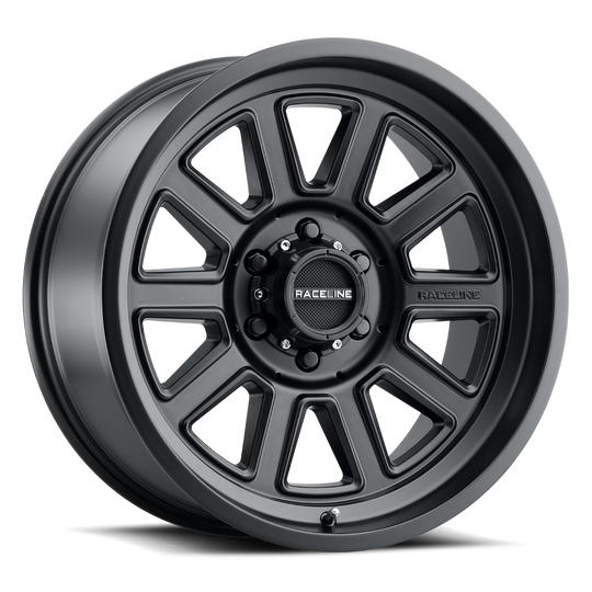 943B-29065-00 - Raceline 943B MAGNUM 20X9 6X135 0mm Satin Black - Raceline Wheels Canada