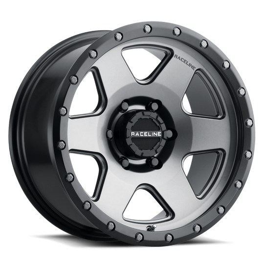 946G-29080-12 - Raceline 946G BOOST 20X9 8X165.1 -12mm Satin Gunmetal - Raceline Wheels Canada