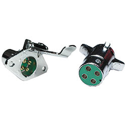 9471-91 Trailer Wiring Harness Connector Pico 4 Pole Socket & Plug Trailer Connector Pico Wiring