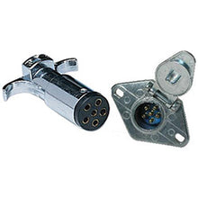 Load image into Gallery viewer, 9474-91 Trailer Wiring Harness Connector Pico 6 Pole Socket &amp; Plug Trailer Connector 2 pcs Pico Wiring