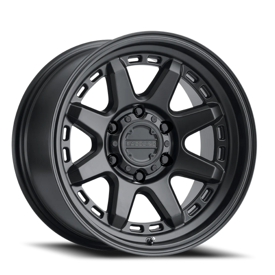 947B-29060+18 - Raceline Scout 947B 20X9 6X139.7 18mm Satin Black - Raceline Wheels Canada