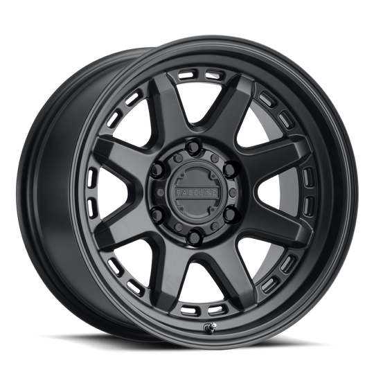 947B-78565+18 - Raceline 947B SCOUT 17X8.5 6X135 18mm Satin Black - Raceline Wheels Canada