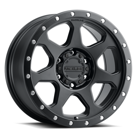949B-78562-00 - Raceline 7X 949B 17X8.5 6X120 0mm Satin Black - Raceline Wheels Canada