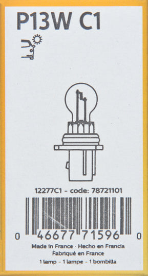 P13WC1 Philips HiPerVision Bulb P13W - Standard - Single Commercial Pack Philips Bulbs