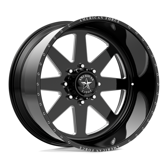 AFTC11W87-5-21 - American Force AFW Independence 20X9 6X135 0mm Gloss Black Mill-Mach - American Force Wheels Canada